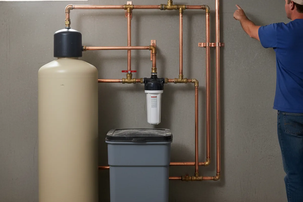 Whole-house water treatment system installed in Dillsboro